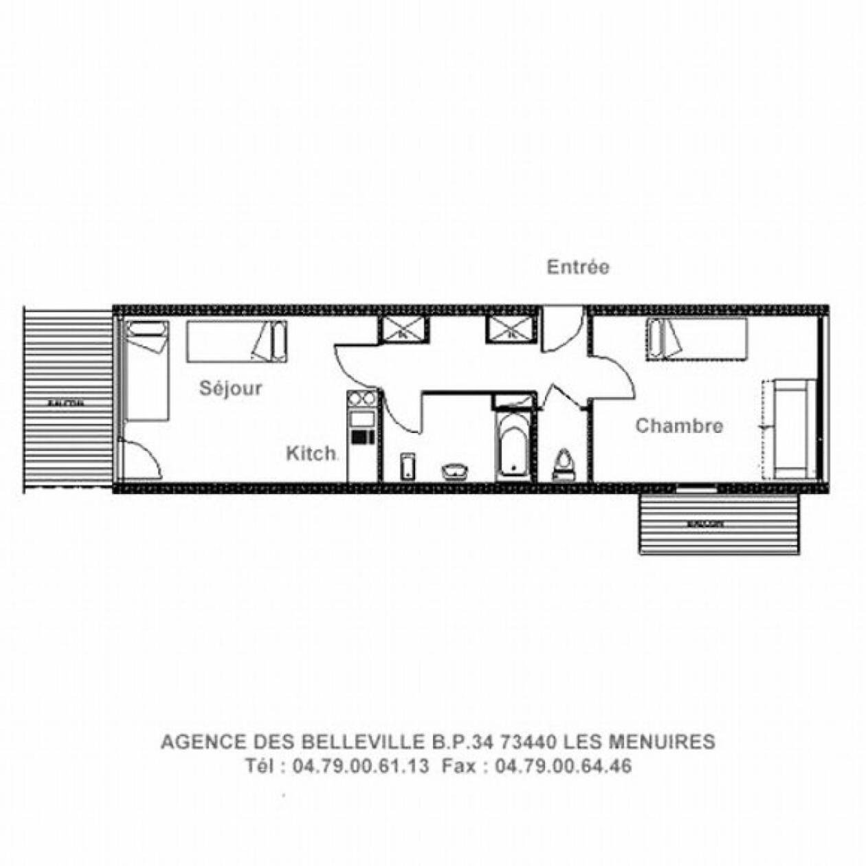 Residence Dorons - Appartement Agreable - Acces Direct Aux Pistes - Balcon Mae-2204 Saint-Martin-de-Belleville Eksteriør billede